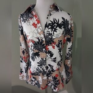 Van Heusen Studio Floral Print Top Size Small S